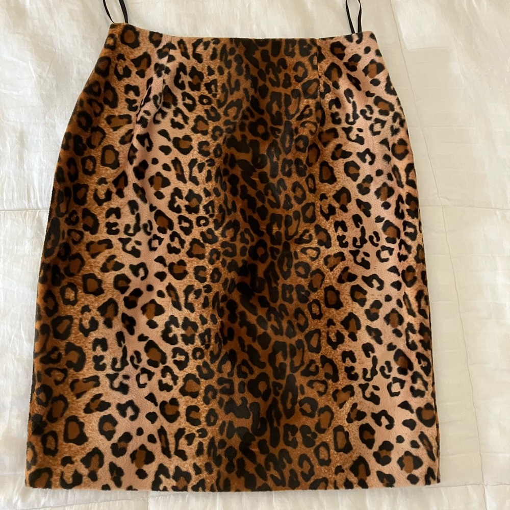 Animal print skirt